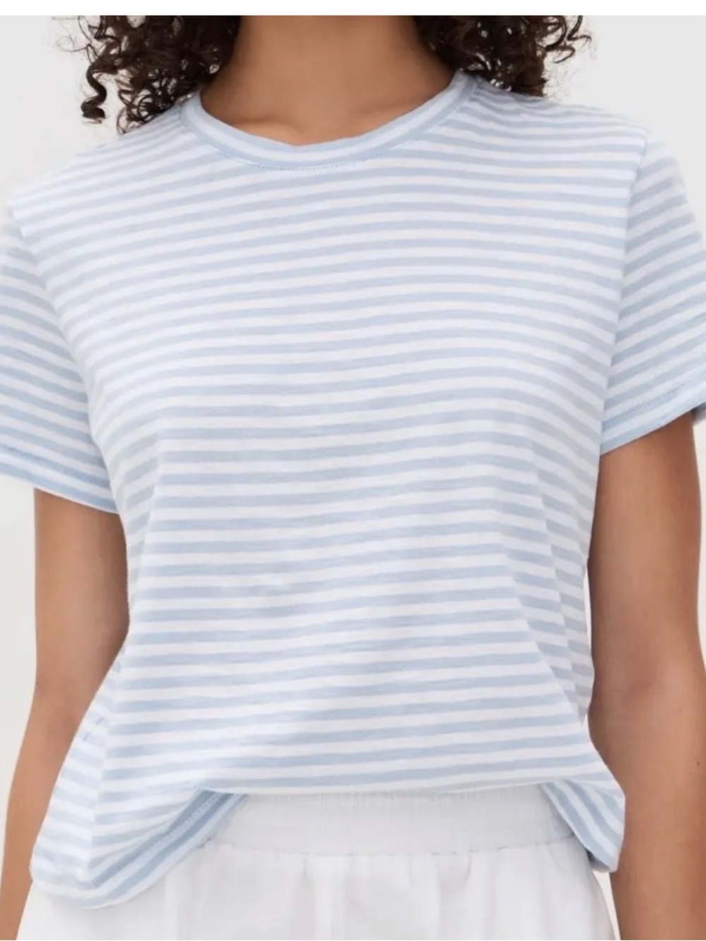 Madewell Boxy Crop Stripe Tee